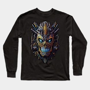 Cyborg Heads S03 D69 Long Sleeve T-Shirt